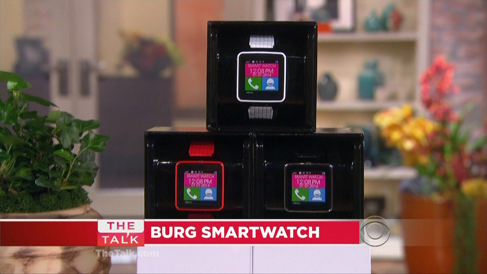 CBS-TV The Talk Features BURG 16A Smartwatch with Dr. Gadget on Spring Gadgets!