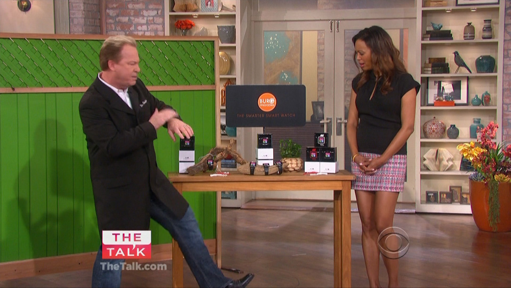 CBS-TV The Talk Features BURG 16A Smartwatch with Dr. Gadget on Spring Gadgets!