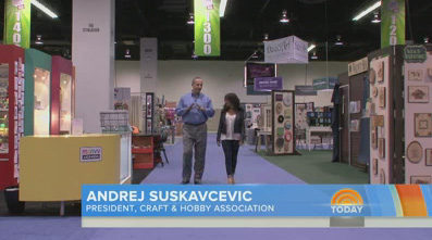 NBC-TV Today Show Features the CHA 2014 Show  Craft & Hobby Show!