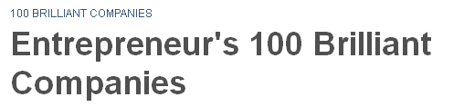 Entrepreneur Magazine Selects iDevices as one of the Top 100 Brilliant Companies of 2014! 