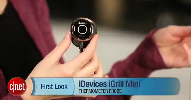 CNET on iGrillmini Bluetooth Meat Thermometer!