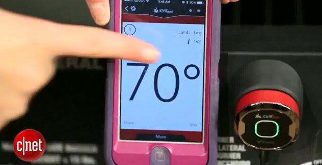 CNET on iGrillmini Bluetooth Meat Thermometer!