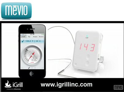 Mevio.com on iGrill by Michael Butler! If your dad is a nerd and a cook like me, he will love the iGrill, my friends! 