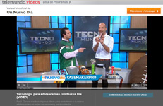 Telemundo-TV Un Nuevo Dia on CaseMaker Pro by Raul Garcia 