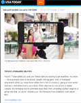 USA Today on iStabilizer: "Face it: Those selfies you and your friends take are starting to get repetitive. You know  faces pressed close to the phone, usually with big grins. Well, a 'monopod' attachment will let you snap those selfies from a bit of a distance, giving a more varied and less constrained look to your shots," by Deborah Porterfield