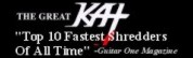 The Great Kat Guitar Shredder. The Great Kat is the world's fastest guitarist with new "Beethoven's Guitar Shred" DVD, featuring Shred versions of Classical Masterpieces from Beethoven, Bach, Paganini, and more www.greatkat.com.