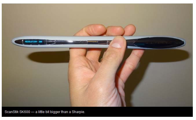 Wired on ScanStik Pen-Sized Scanner by Jonathan Liu!