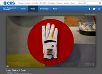 SensoGlove Featured in CBS-TV Lets Make a Deal TV Show, October 16, 2014, Segment Starts at 23:50 Minutes 