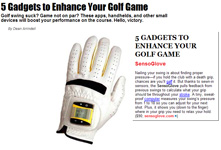 Men's Fitness on SensoGlove Digital Golf Glove! "Gadgets to Enhance Your Golf Game"