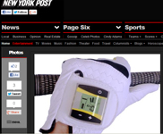 NY Post on Black Friday Gifts Featuring SensoGlove Digital Golf Glove by Joseph Gallivan!