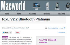 Macworld Australia Awards foxL PLATINUM "5 Mice out of 5" "Editor's Pick" Award by Dave Bullard: Enter the pimped-up Platinum edition...It now gets the full five mice  and an Editors Pick to boot.