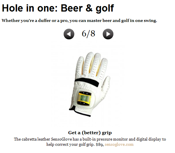 Beer Golf Glove