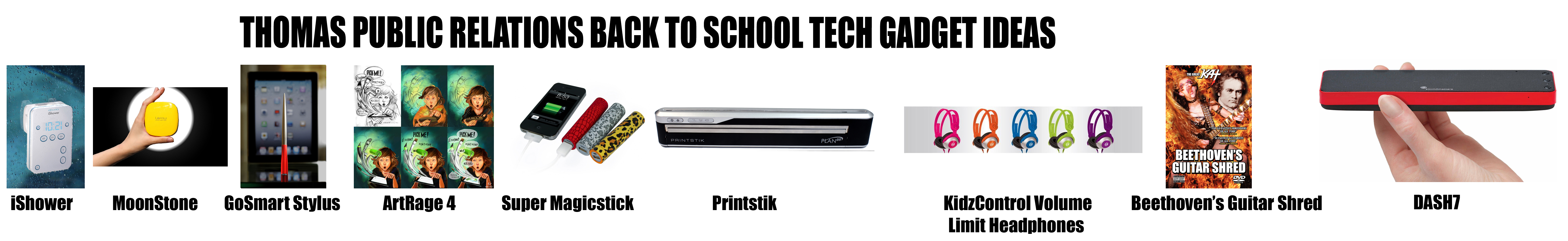 Thomas Public Relations Back To School Tech Gadget Ideas