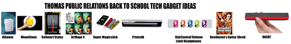 Thomas Public Relations Back To School Tech Gadget Ideas!