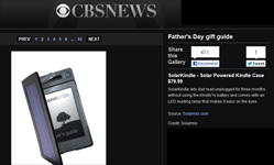CBS-TVs "Father's Day Gift Guide" Features Thomas PR Clients SolarKindle, SensoGlove, iGrill, & ScanStik 