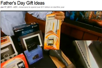 Fox-TV Network News on Thomas PR Clients SensoGlove, iGrill, iBike Dash, & OWC Be a Headcase in Fathers Day Gifts by Adam Housley!
