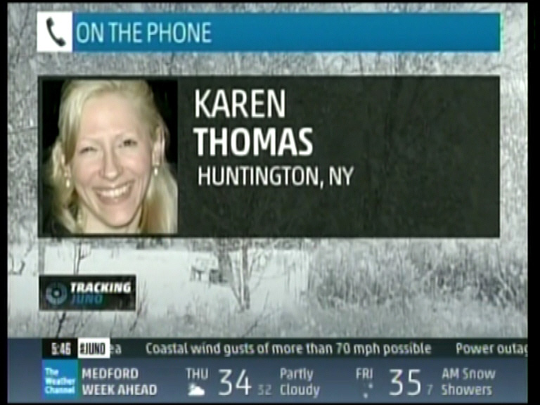 Weather Channel TV Interview on Apps for Tracking Extreme Weather in the Northeast with Karen Thomas, President & CEO, Thomas Public Relations with Bonnie Schneider