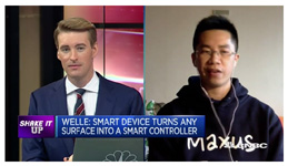 CNBC The Rundown Welle interview with CEO Mark Zeng "This smart device turns any surface into an interface" with Dan Murphy, CNBC The Rundown